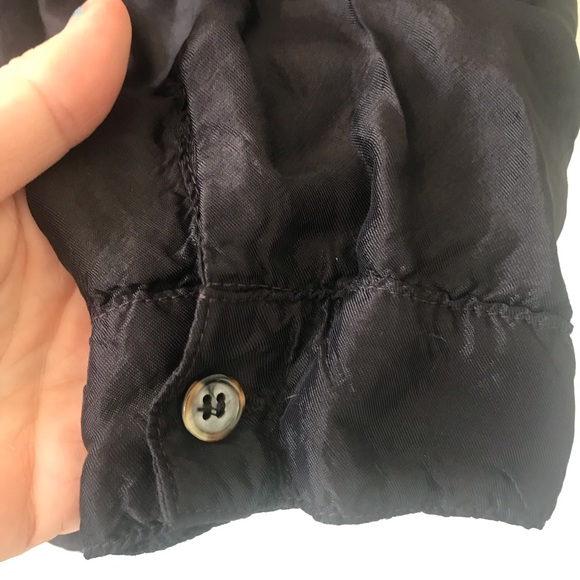 CP Shades Vintage Rayon Blouse in Plum L - Picture 3 of 4